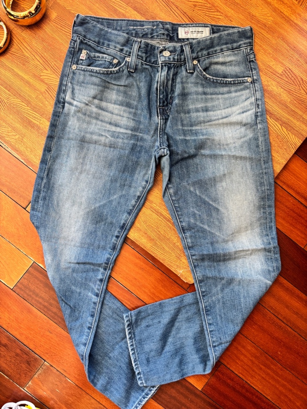 AG The Ex-Boyfriend Slim Blue Jeans